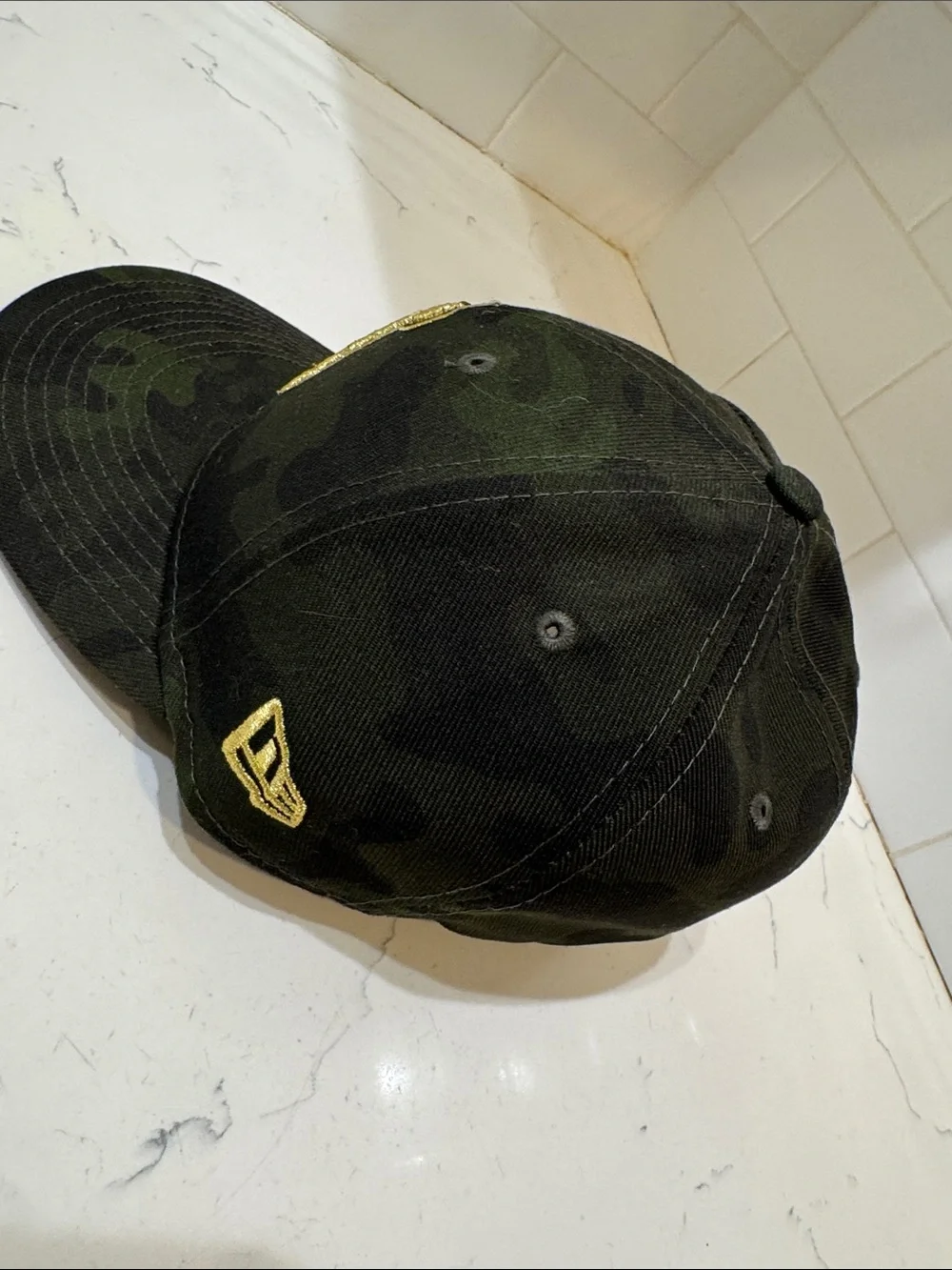MLB Authentic Collection Camo On-Field Cap Angels
